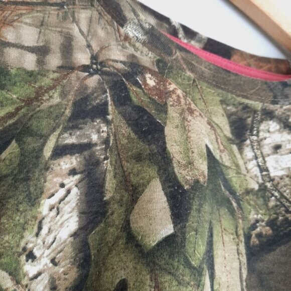 WALLS X MOSSY OAK | Camo Crewneck Long Shirt T-Shirt Tee Sz L - Picture 5 of 12